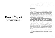 Karel Čapek:Hordubal