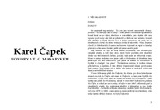 Karel Čapek:Hovory s T. G. Masarykem