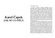 Karel Čapek:Jak se co dělá