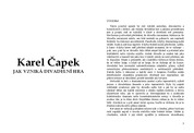 Karel Čapek:Jak vzniká divadelní hra