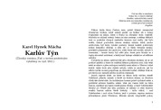 Karel Hynek Mácha:Karlův Týn