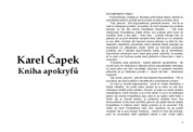 Karel Čapek:Kniha apokryfů