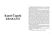 Karel Čapek:Krakatit