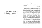 Karel Hynek Mácha:Máchovy dopisy