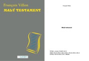 François Villon:Malý testament