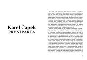Karel Čapek:První parta