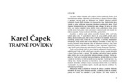 Karel Čapek:Trapné povídky