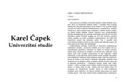 Karel Čapek:Univerzitní studie